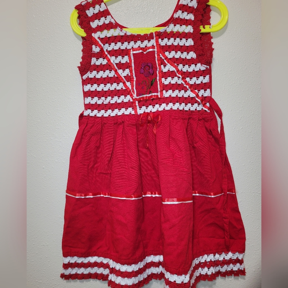 Handmade Striped Linen Tank Dress